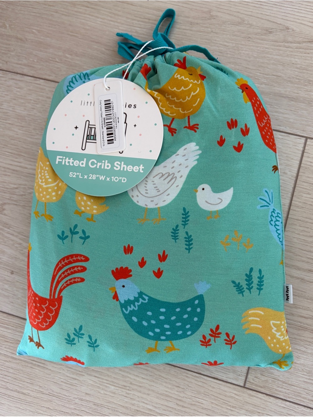 Little Sleepies Cozy Coop Crib Sheet